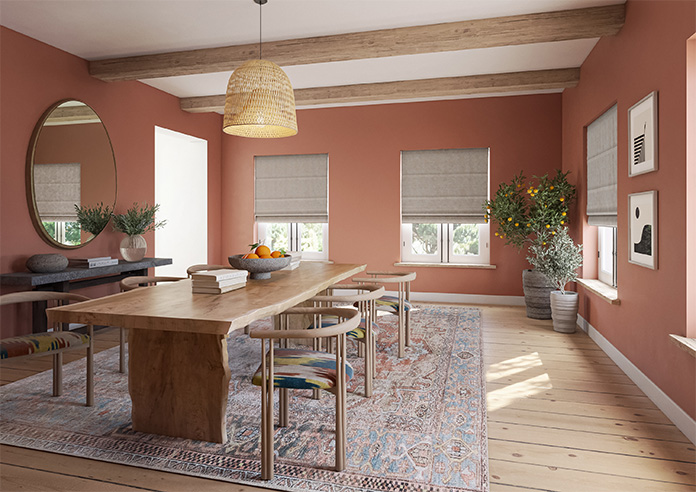 Darwin, Oyster - Twist&Fit Roman Blind - Image 7